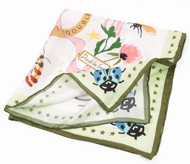 Wholesale Custom Lady Silk Scarf Factory