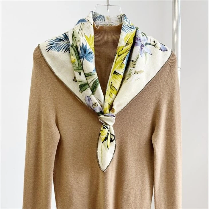 custom silk scarf printing